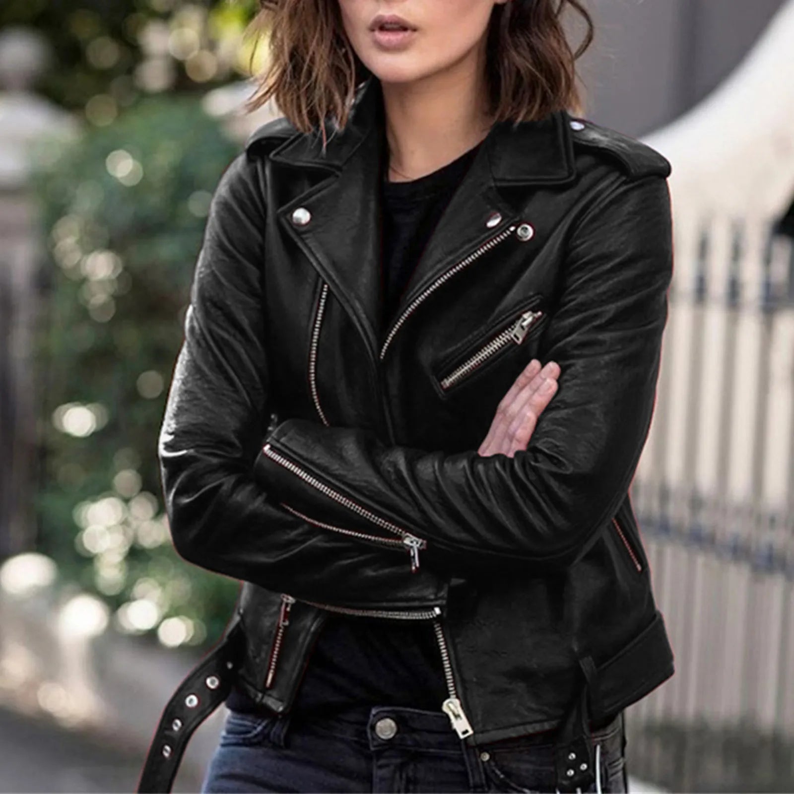 Women Leather Jacket
